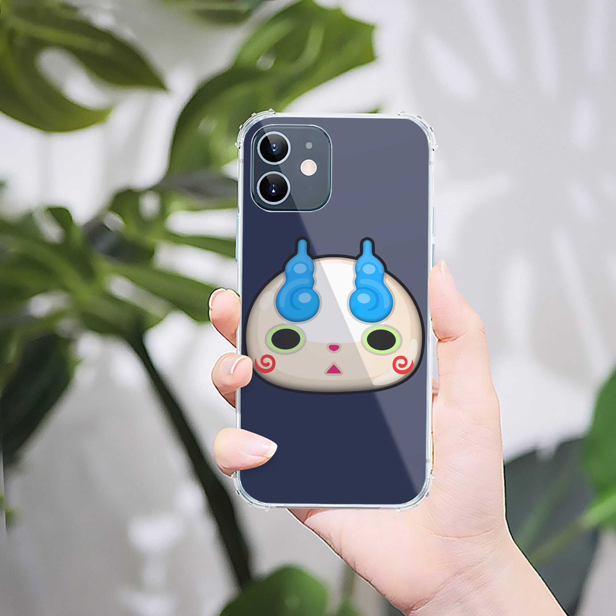 （画像用） 妖怪ウォッチ Yo-kai Watch 【iPhone 12シリーズ対応】透明スマホケース（クリアソフトケース）